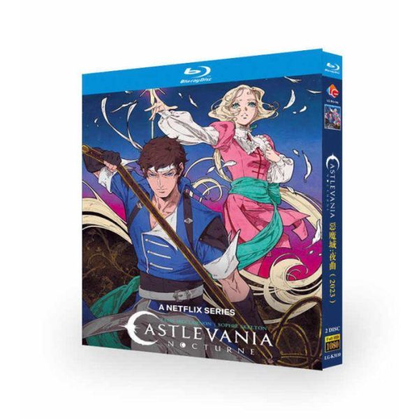 Netflix アニメ 悪魔城ドラキュラ －キャッスルヴァニア－: 月夜のノクターン DVD ブルーレイ Blu-ray BOX 日本語字幕 日本語吹替版 [Blu-ray]