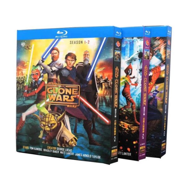 アニメ Star Wars: The Clone Wars／スター・ウォーズ：クローン・ウォーズ シーズン1+2+3+4+5+6+7 全巻 Blu-ray BOX 完全版