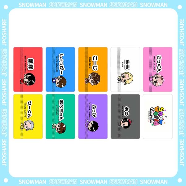 [特典C]Snow Man 全メンバーグッズセット★ 10 種類ミニカード