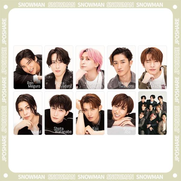 Snow Man 全メンバーグッズセット★ 10 種類ミニカード